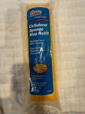 Quickie Cellulene Sponge Mop Refill - Yellow New